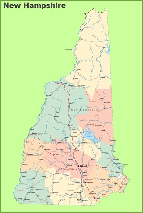 Future of MAP and its potential impact on project management Map Of New Hampshire Towns